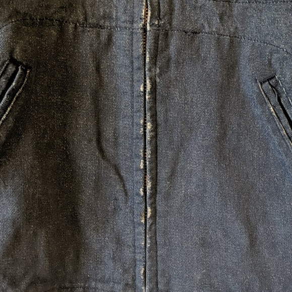 Vintage 60s work wear denim cropped jacket - Picture 4 of 11